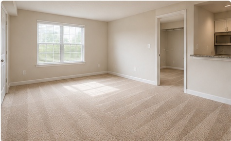 Freshly cleaned vacant apartment ready for turnover